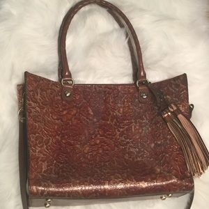 Patricia Nash glitter rose zancona bag
